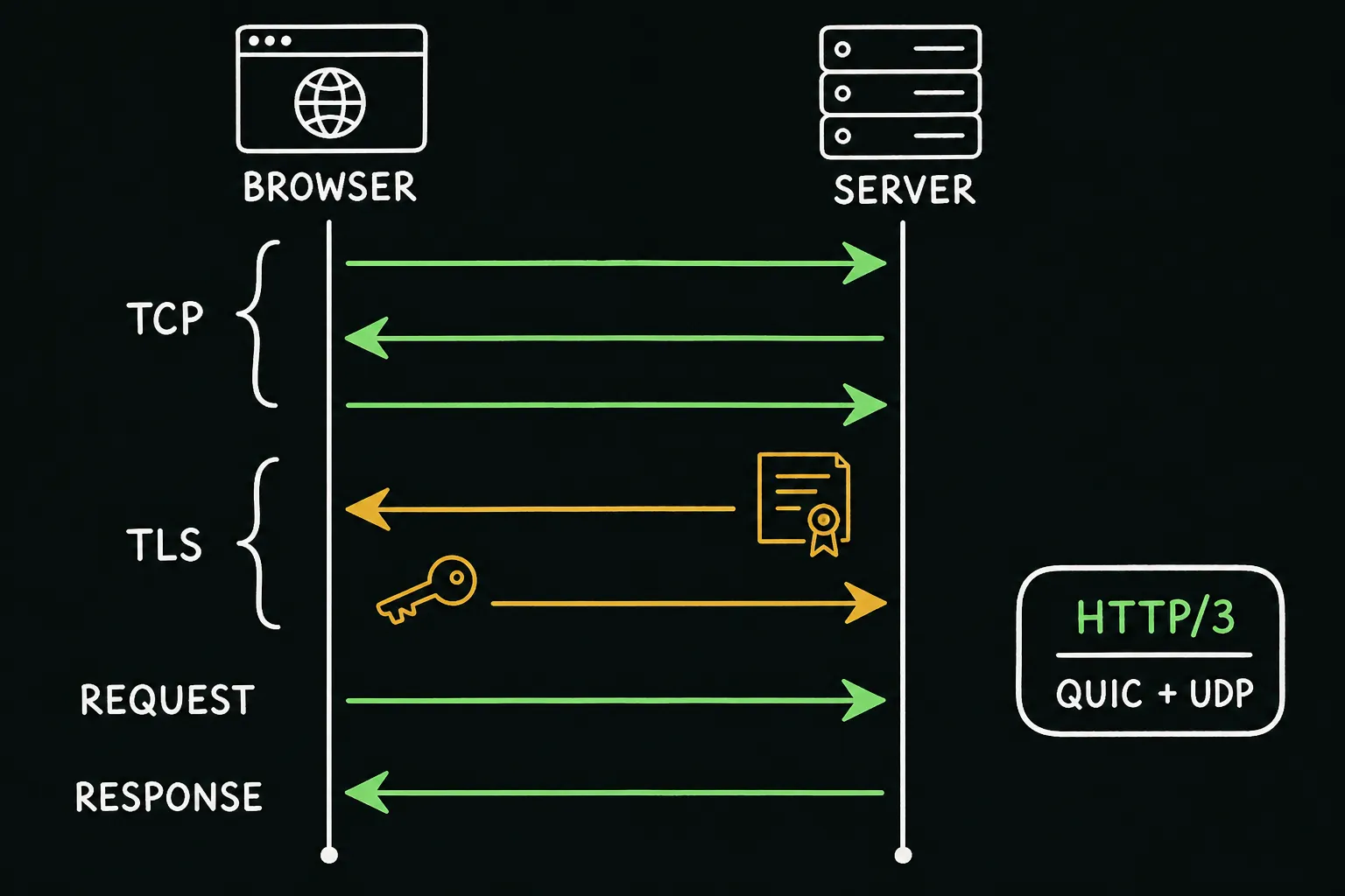 TCP、TLS 与 HTTPS 请求响应的顺序关系